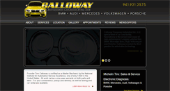 Desktop Screenshot of callowayeuropeanautomotive.com